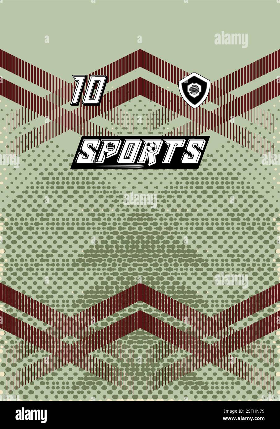 Esports Abstract Pattern Sports Jersey Design Modern Athletic Wear Soccer Basketball Football ...