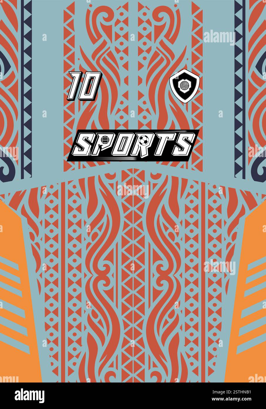 Esports Abstract Pattern Sports Jersey Design Modern Athletic Wear Soccer Basketball Football ...