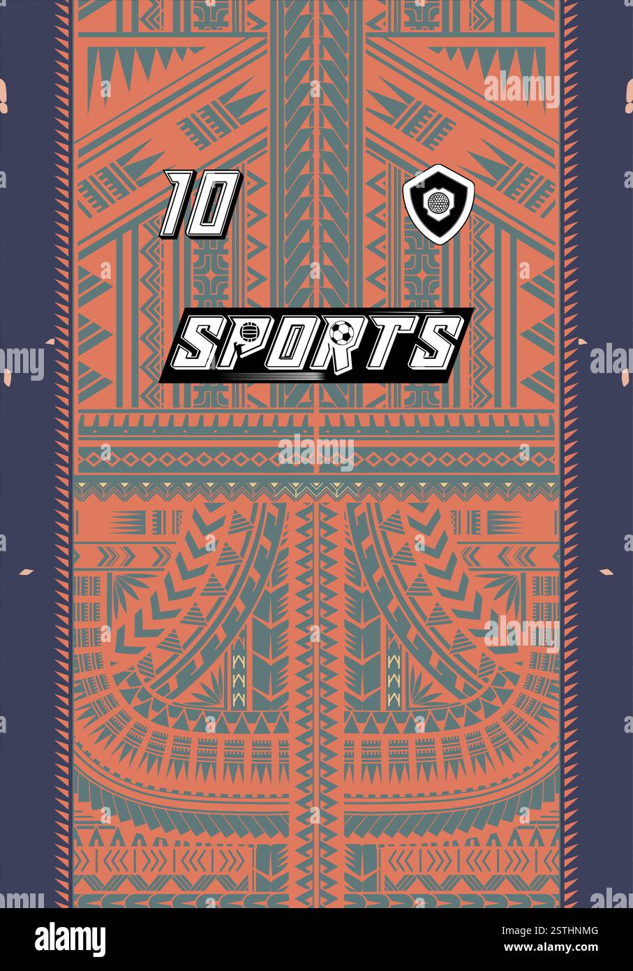 Esports Abstract Pattern Sports Jersey Design Modern Athletic Wear Soccer Basketball Football ...