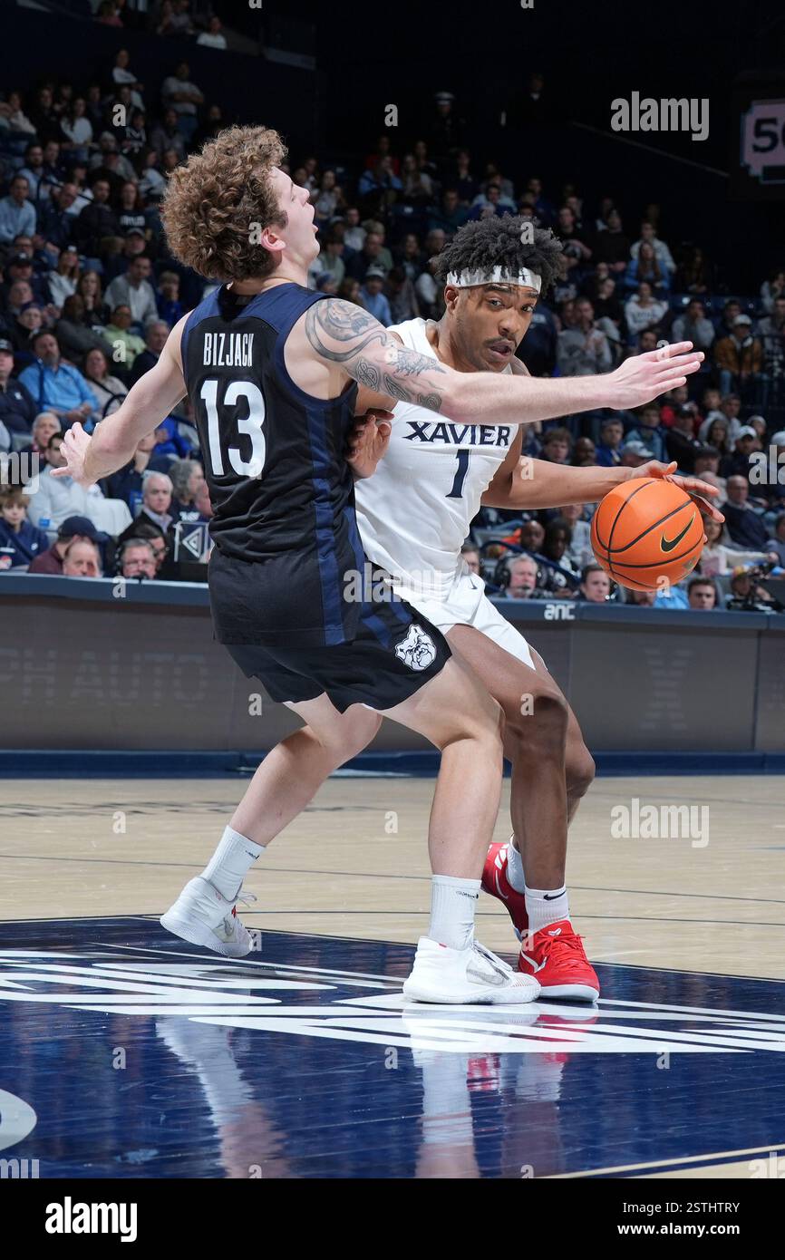 CINCINNATI, OH - FEBRUARY 18: Xavier Muskateers guard Marcus Foster (1 ...