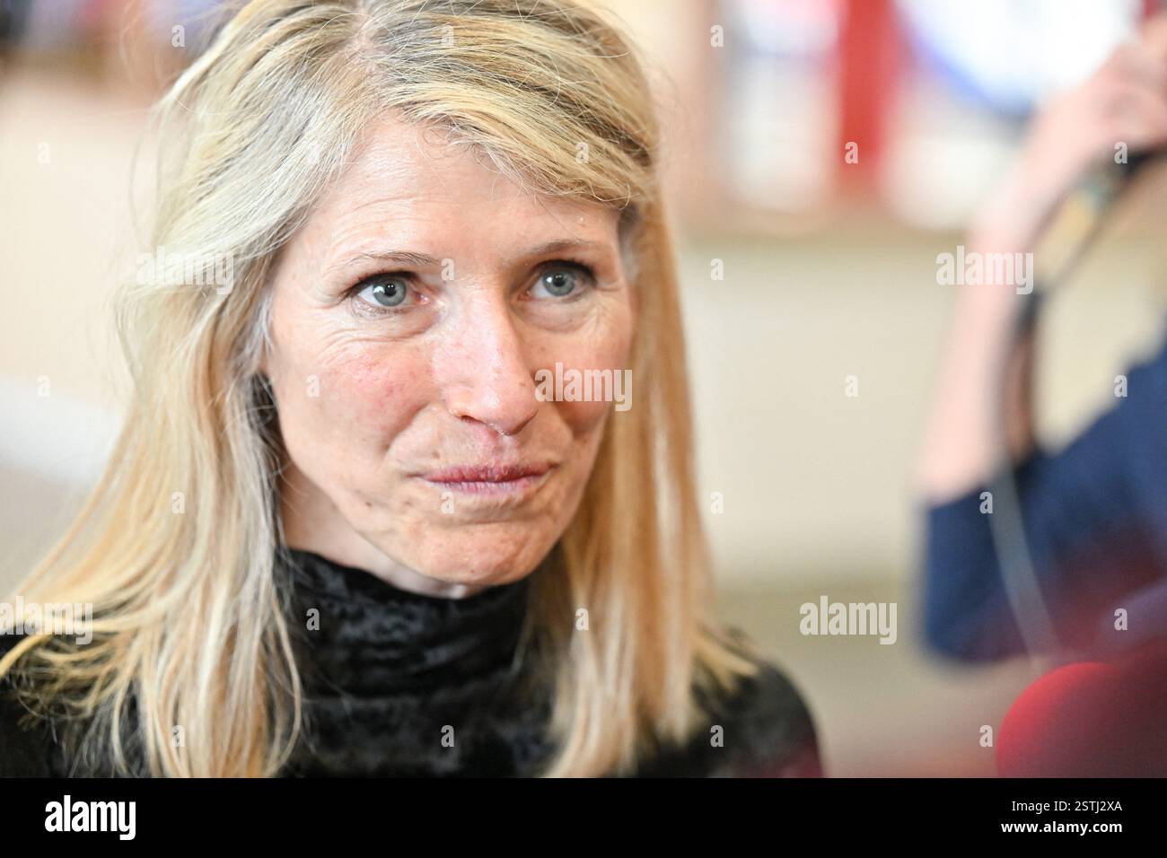 Minister of Sports Marie Barsacq attending the the launch of the organizing committee for the