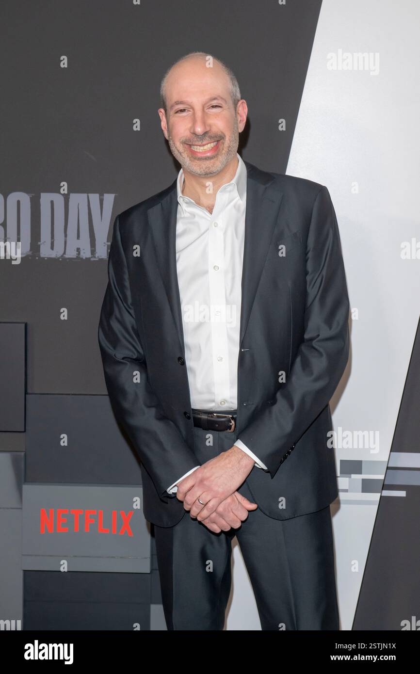 New York, United States. 18th Feb, 2025. Noah Oppenheim attends Netflix ...