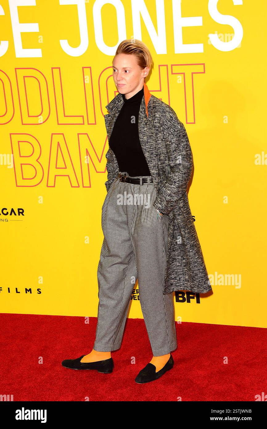La Roux . attending the UK Premiere of GRACE JONES at BFI Southbank ...