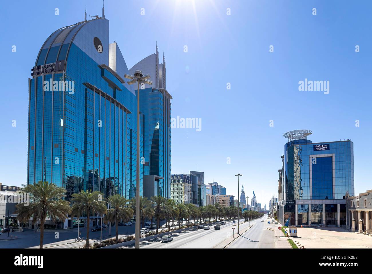Riyadh, Saudi Arabia - March 01, 2024: Riyadh Olaya Street Buildings ...