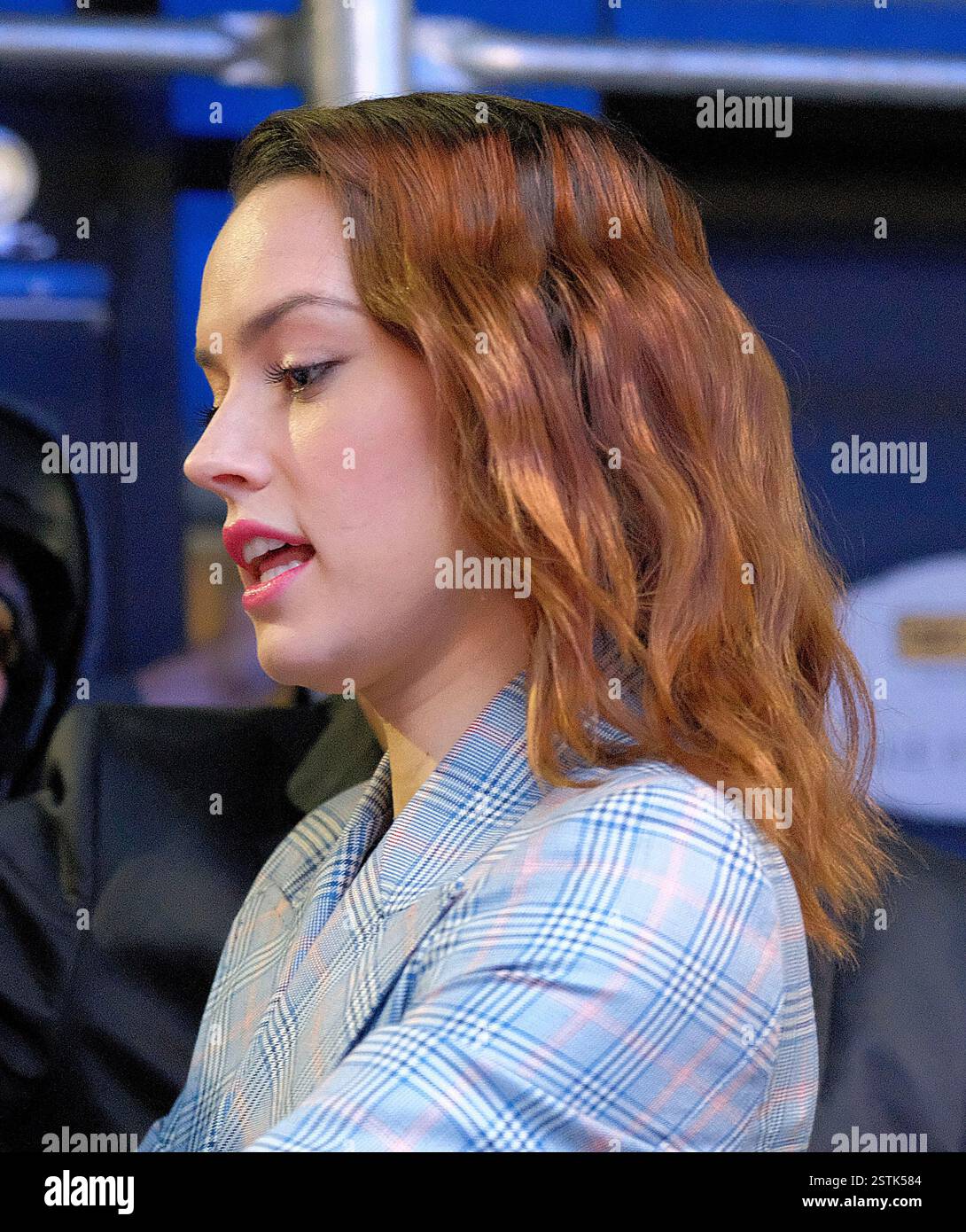 Actress Daisy Ridley arrived at a TV show on November 28 2017 in New ...