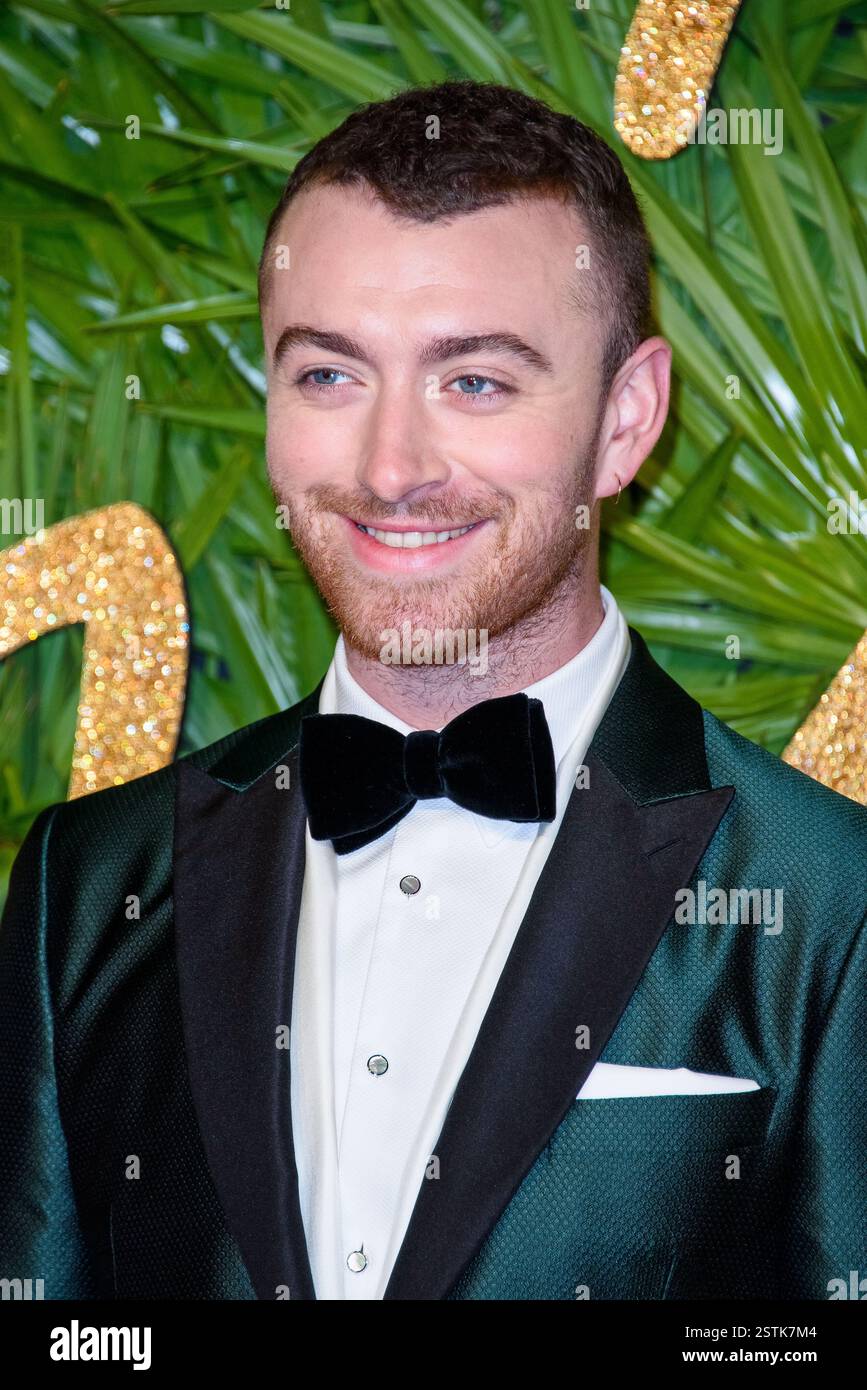 Sam Smith attends the The British Fashion Awards of at the Royal Albert ...