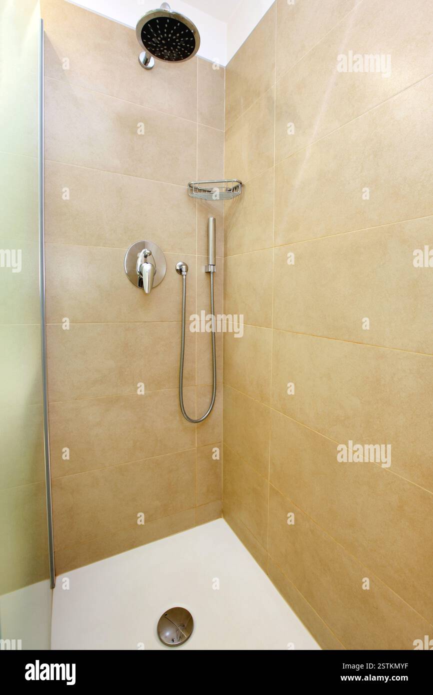 Marble Shower Stock Photo