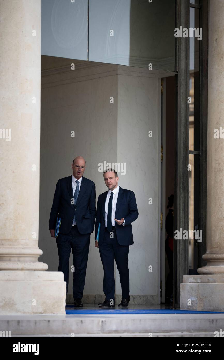 Paris, France. 19th Feb, 2025. French Minister for Economy, Finances and Industrial and Digital