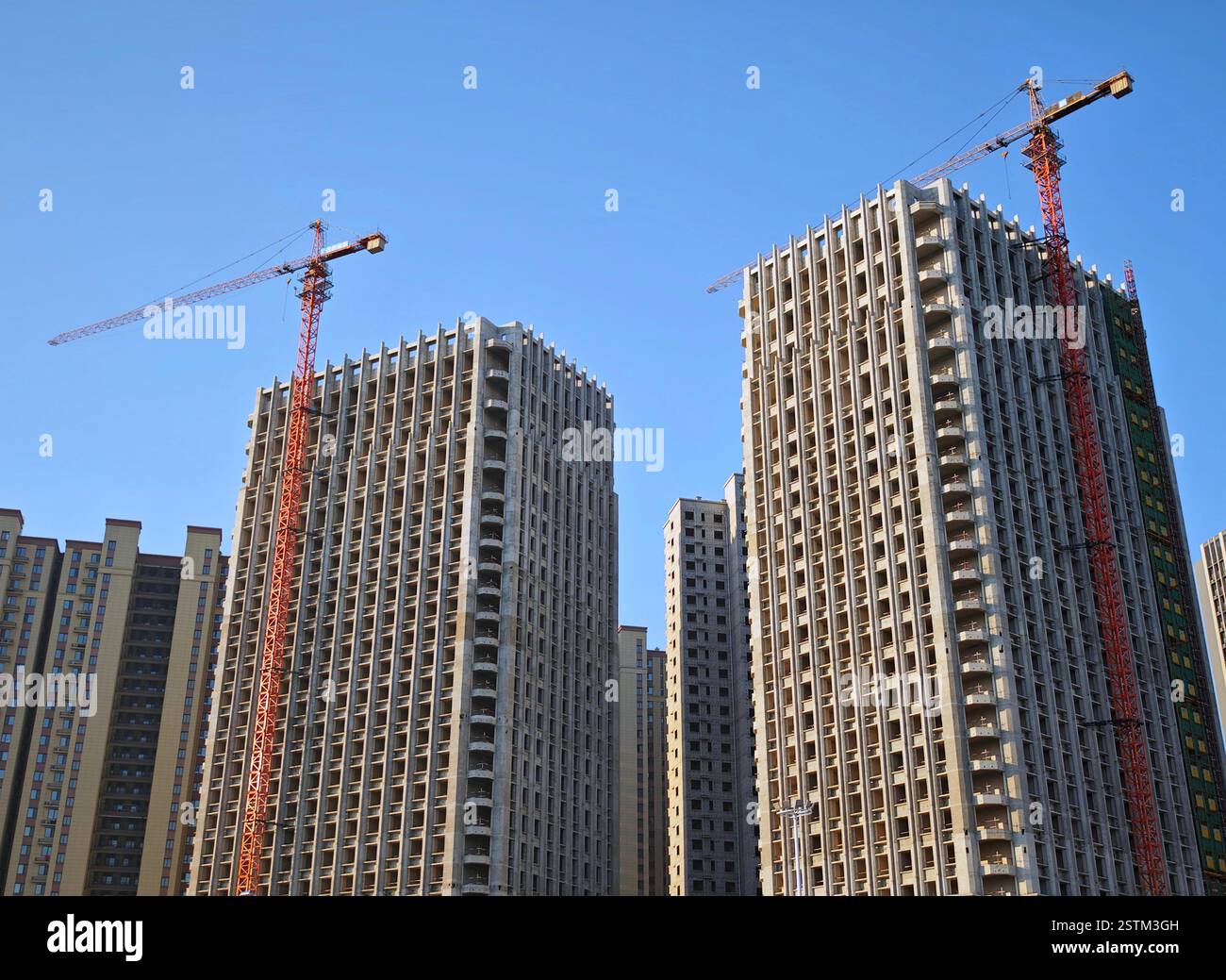 YANTAI, CHINA FEBRUARY 19, 2025 A real estate project under