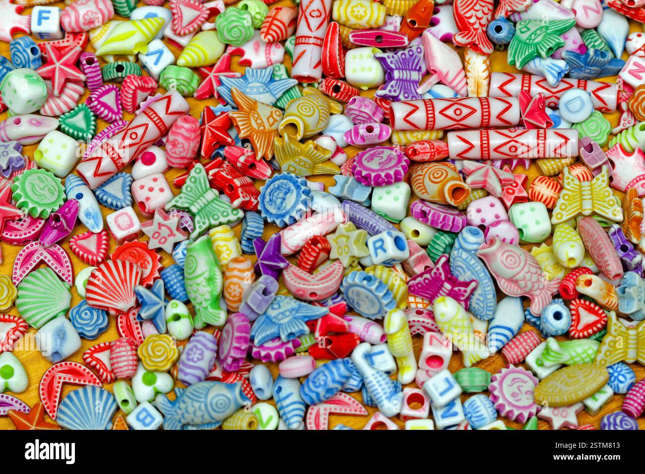 Color Beads Stock Photo
