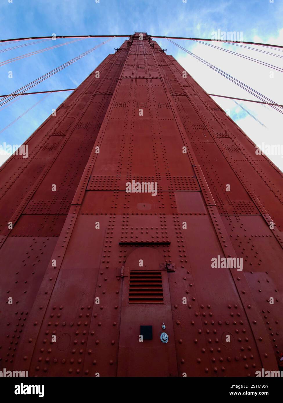 Golden Gate Bridge Beam - Smartphone Captured Stock Image