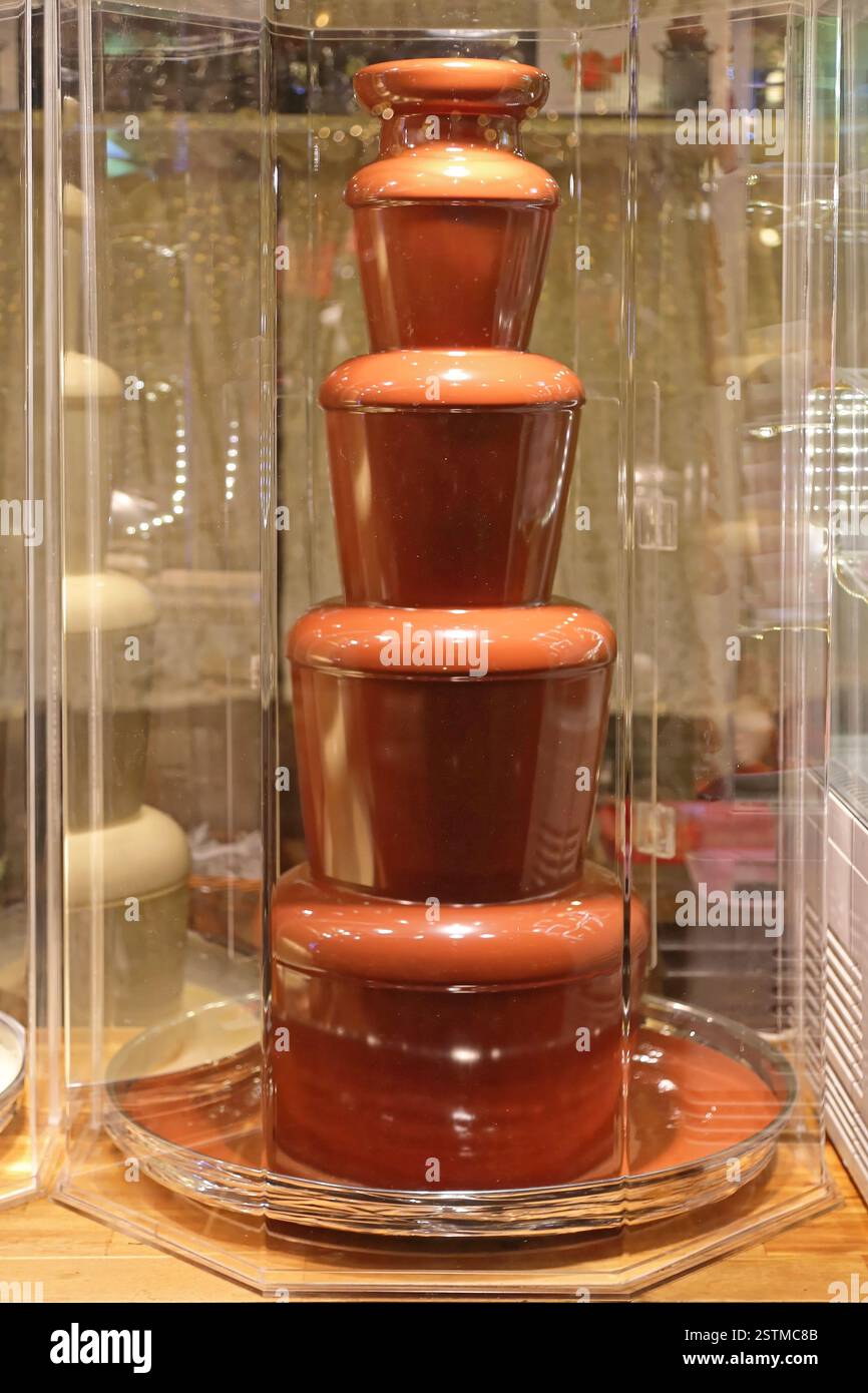 Chocolate Fountain Stock Photo