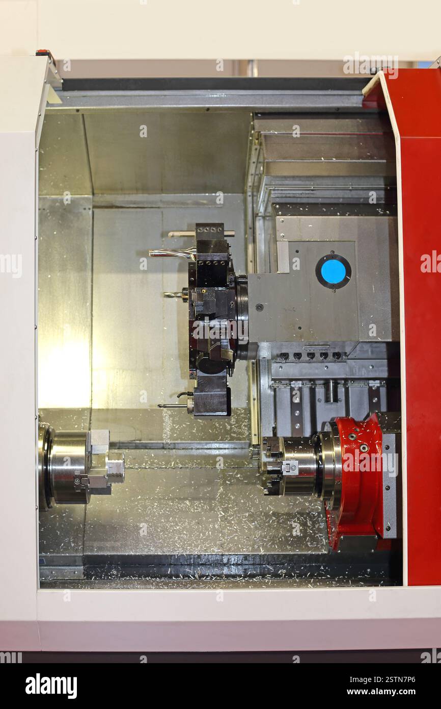 Machining Center Stock Photo