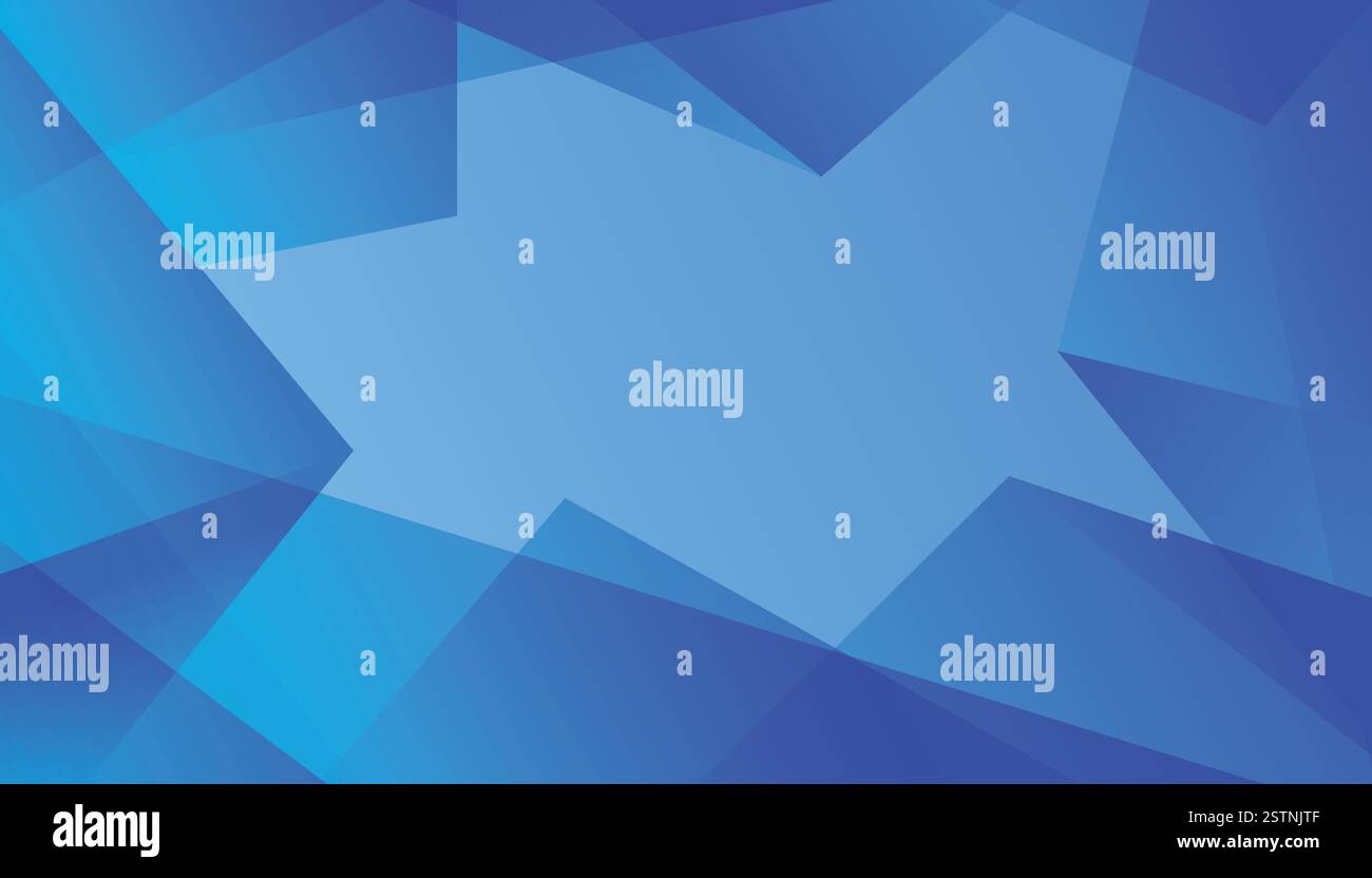 Modern abstract blue geometric background. Banner background vector ...