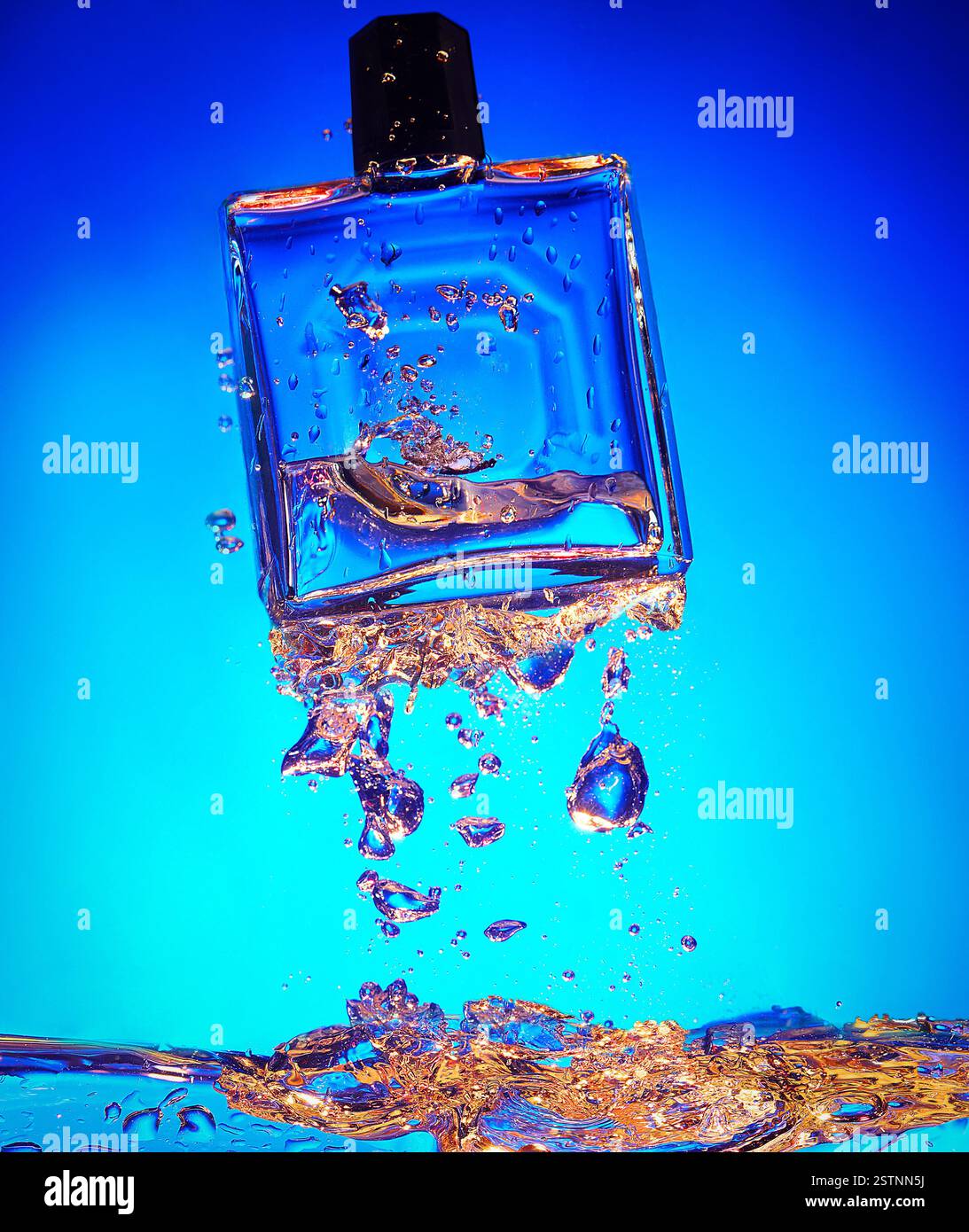Bottle of perfume Stock Photo