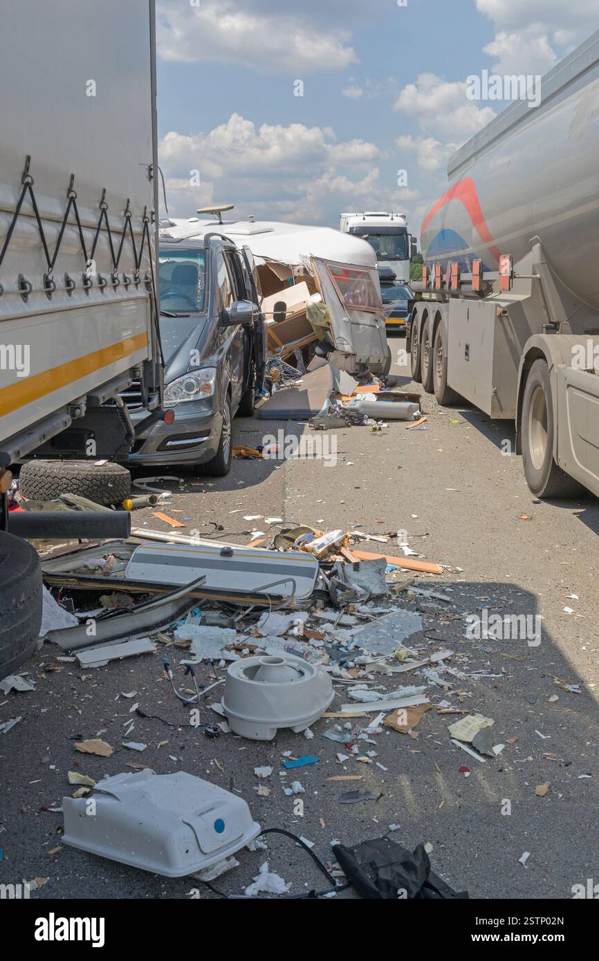 Cistern Traffic Accident Stock Photo - Alamy