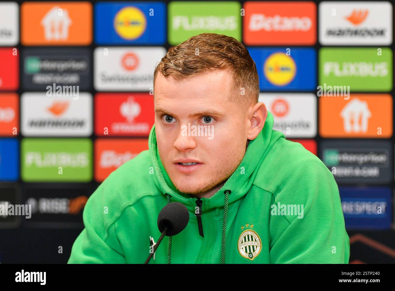 Pilsen, Czech Republic. 19th Feb, 2025. Midfielder Philippe Rommens ...