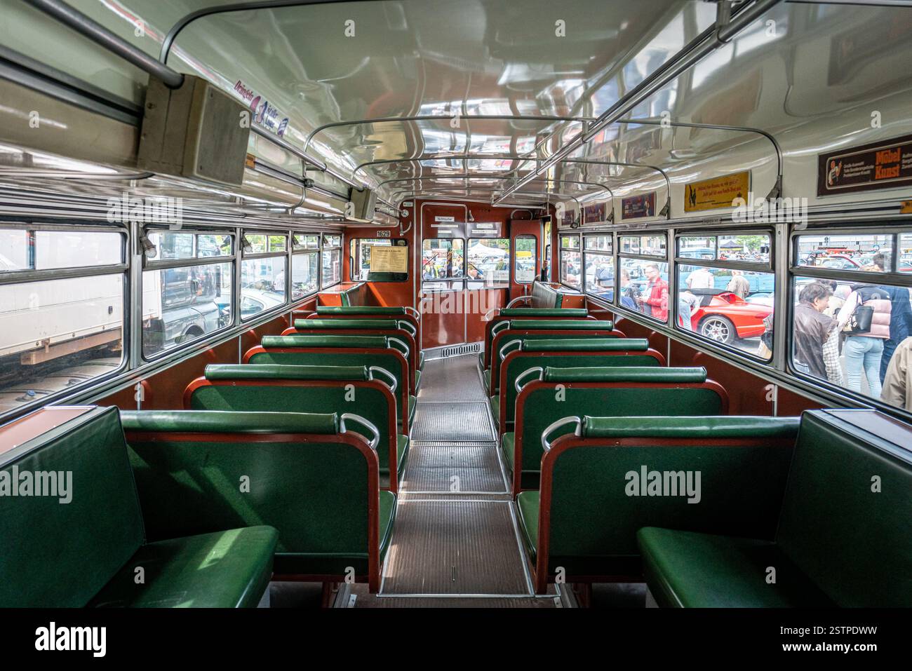 Interior First Deck Of The Double decker Bus Buessing D2U 64 1965 