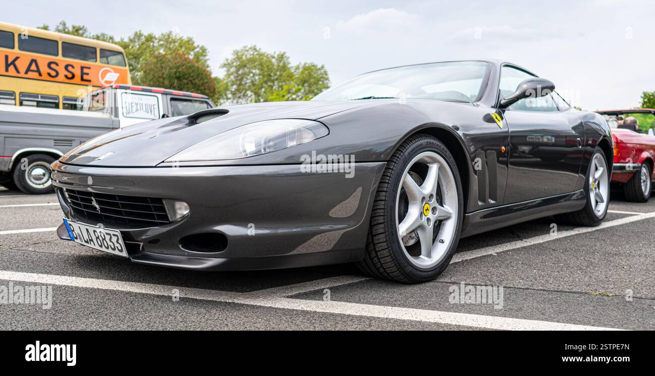 Grand tourer car Ferrari 575M Maranello. Stock Photo