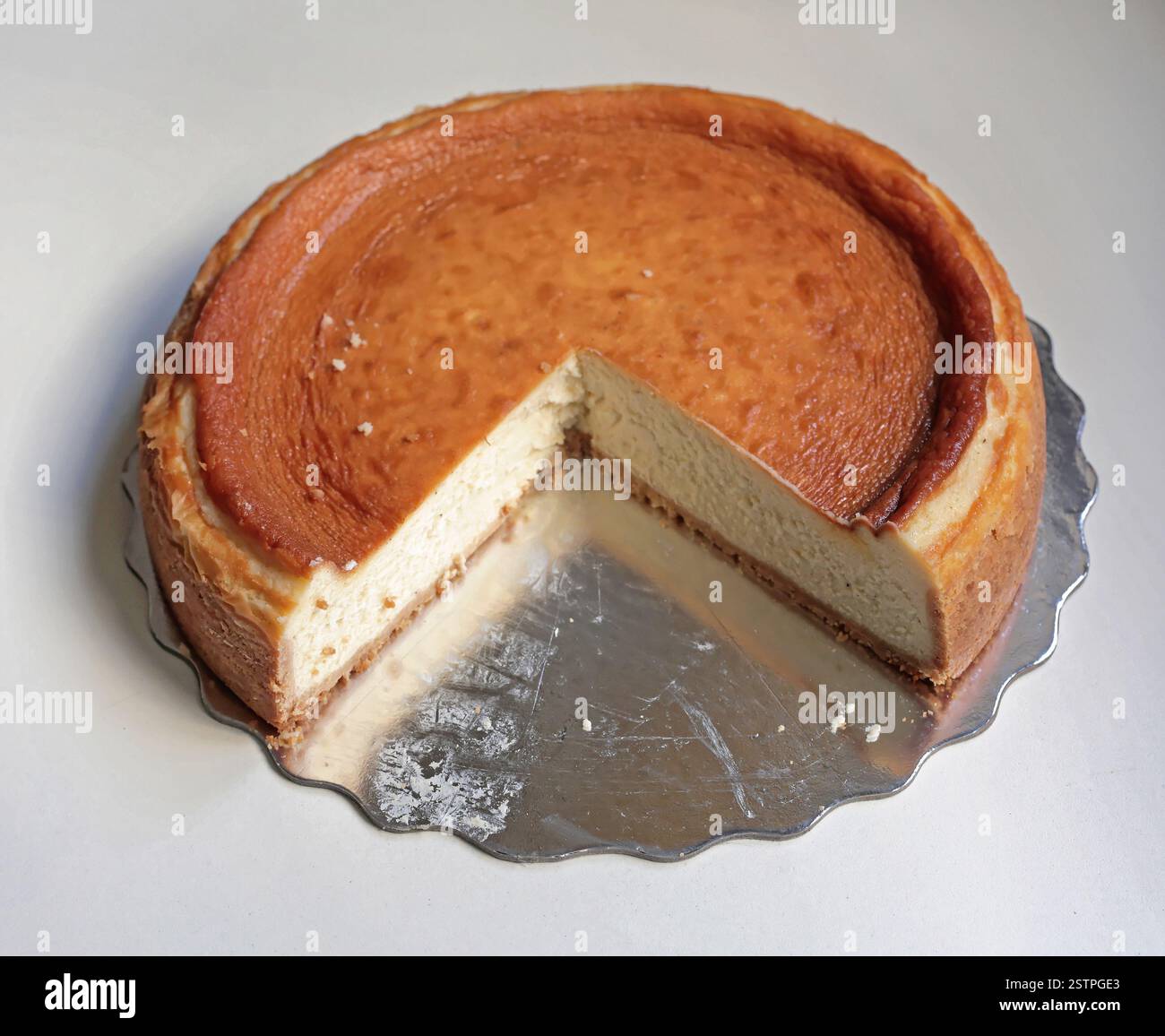 New York Cheesecake Stock Photo