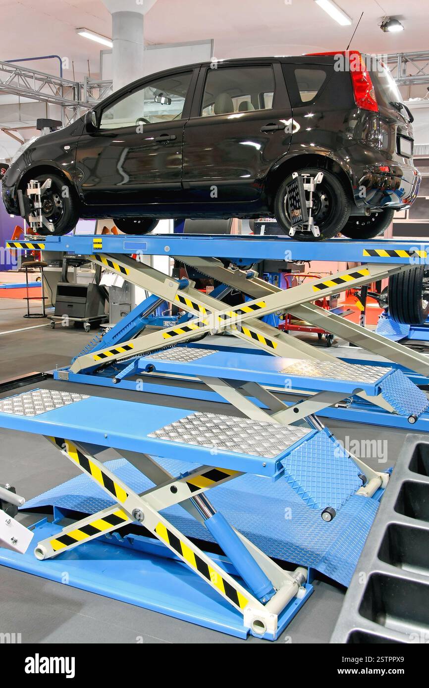 Auto Service Garage Stock Photo