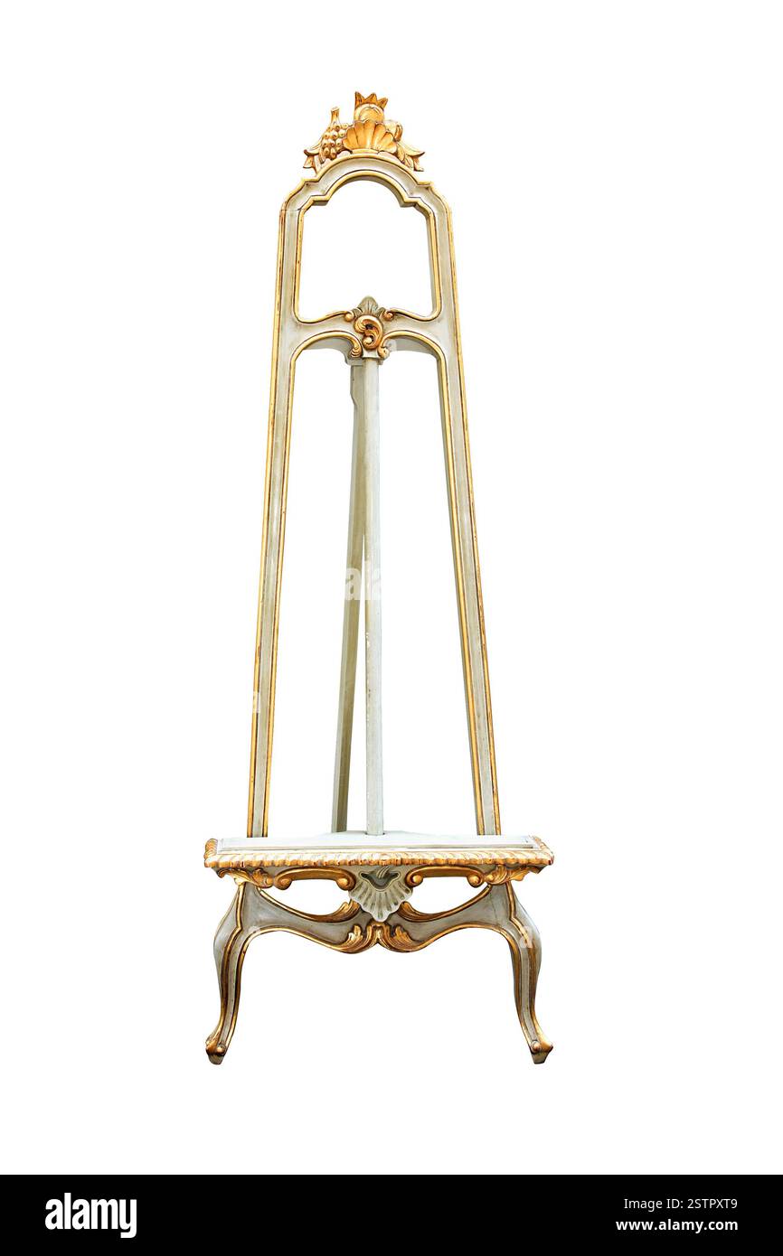 Floor easel isolated Stock Photo