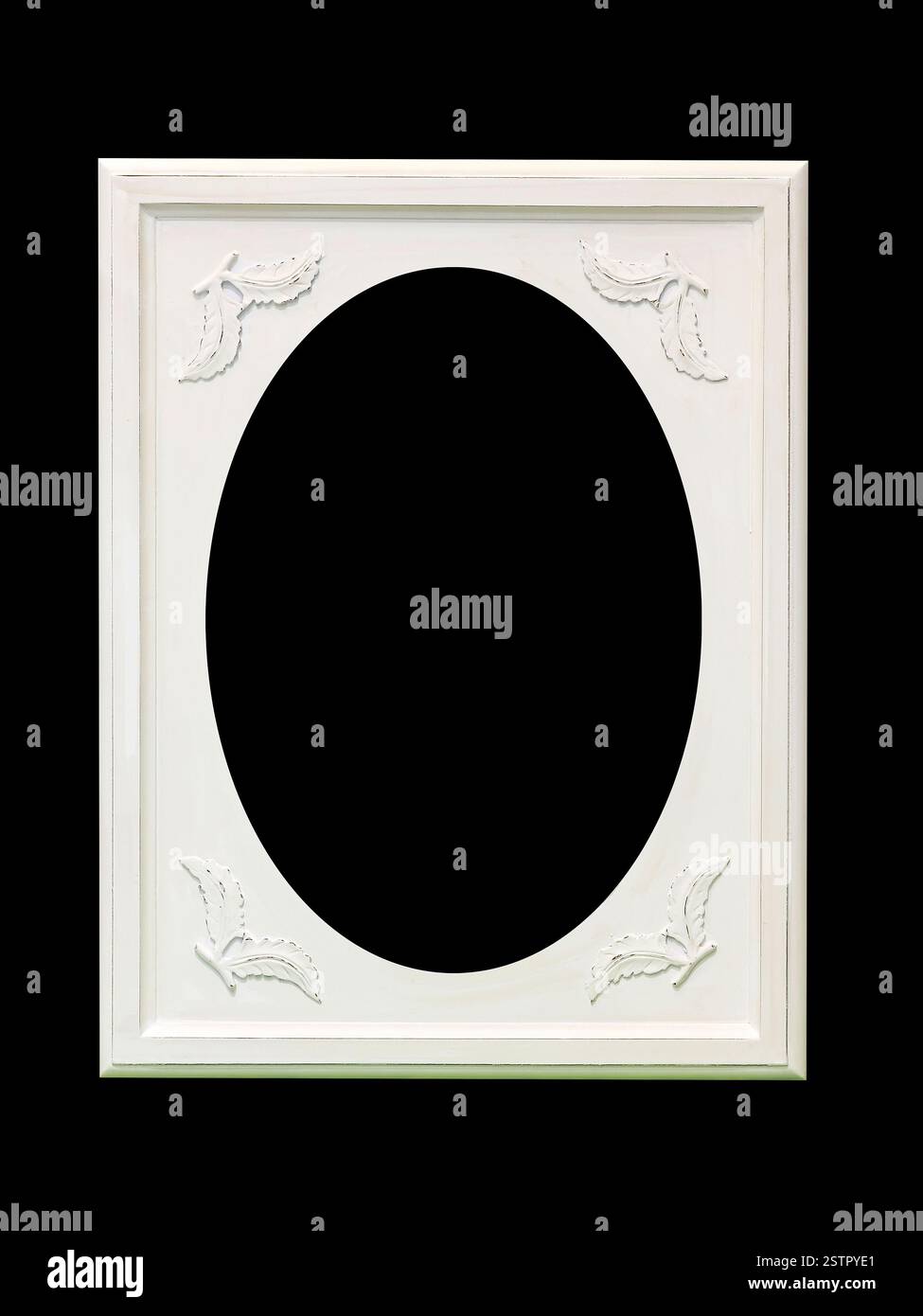 Oval frame Stock Photo
