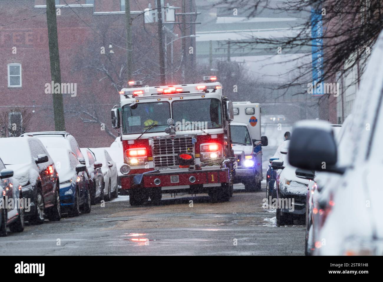 Emergency crews in Richmond, Virginia fight frigid temperatures and