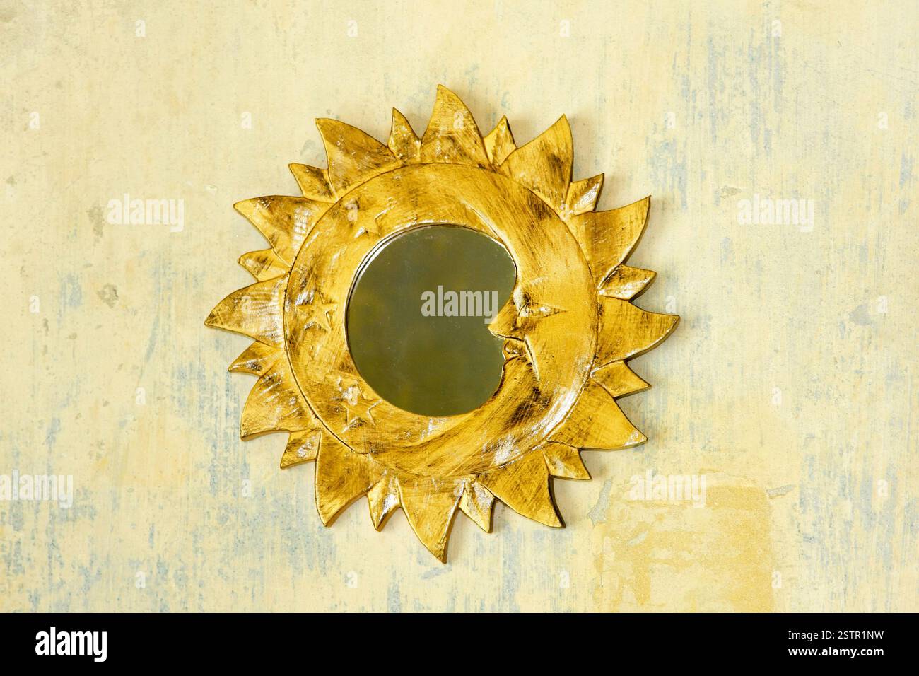 Golden sun frame Stock Photo - Alamy