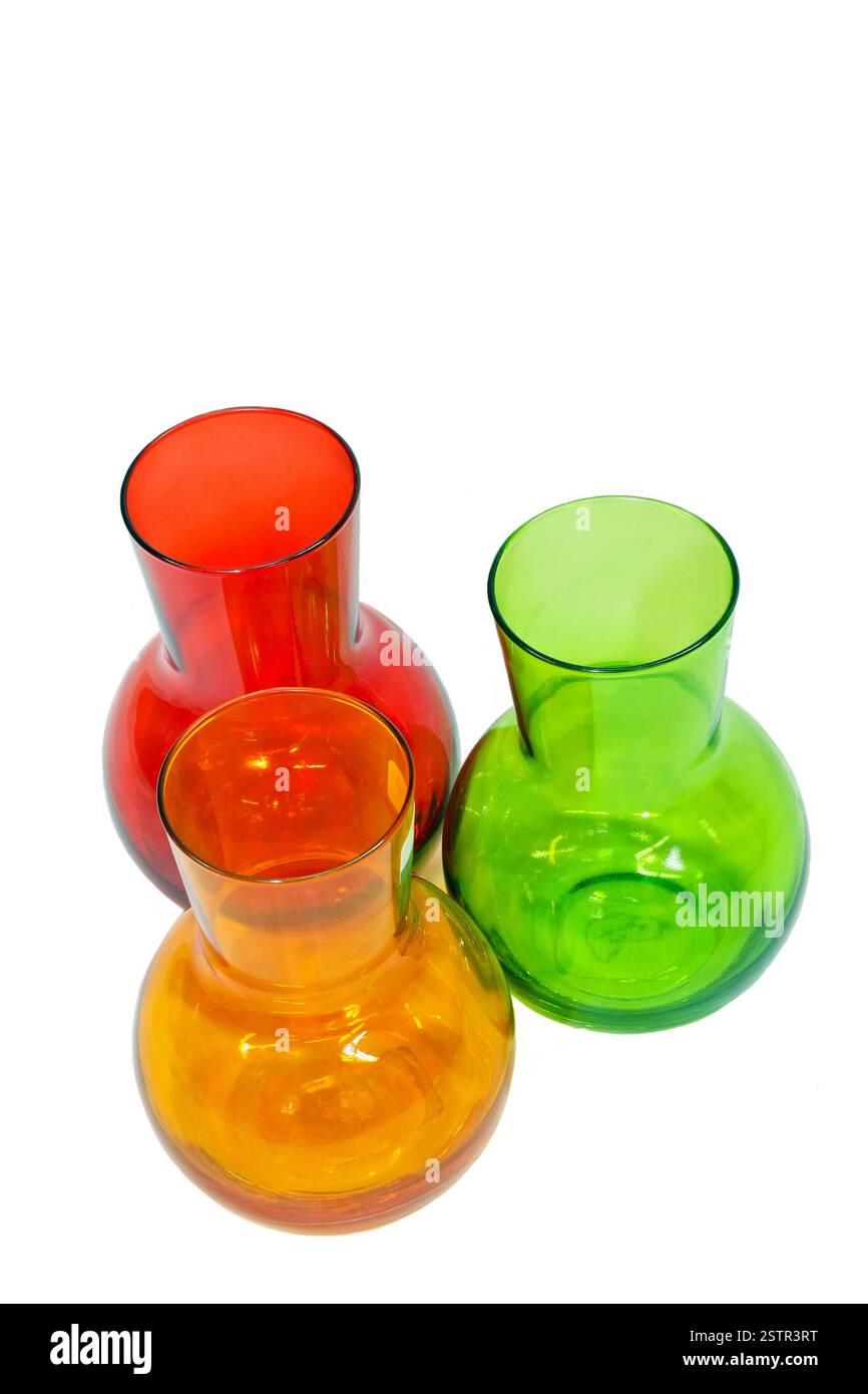 Glass vases Stock Photo