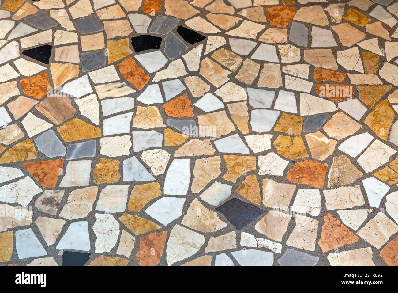 Collapsed Marble Broken Marble Floor Stock Photo - Alamy