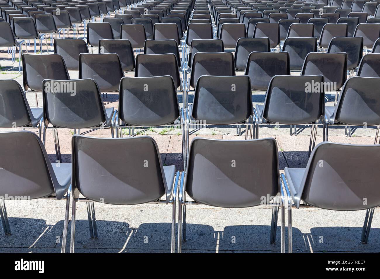 Audience Event Chairs Stock Photo