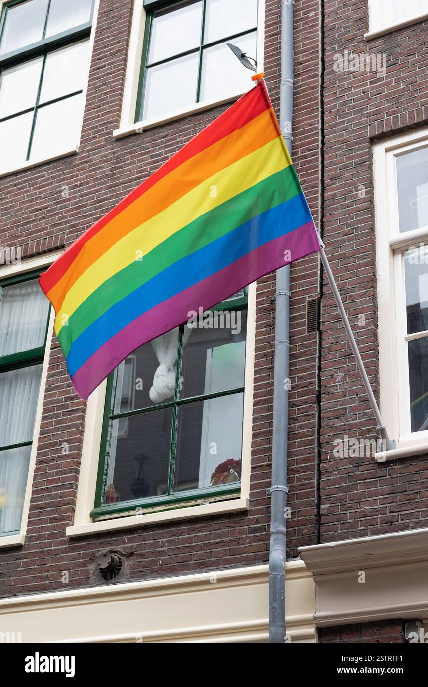 Colourful pride flag hi-res stock photography and images - Alamy