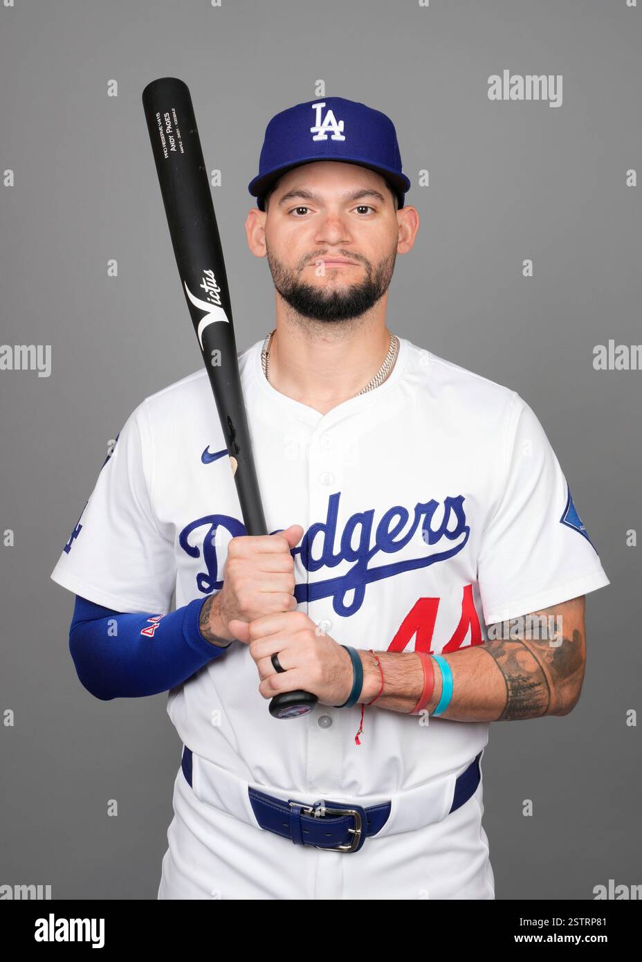 This is a 2025 photo of outfielder Andy Pages of the Los Angeles ...