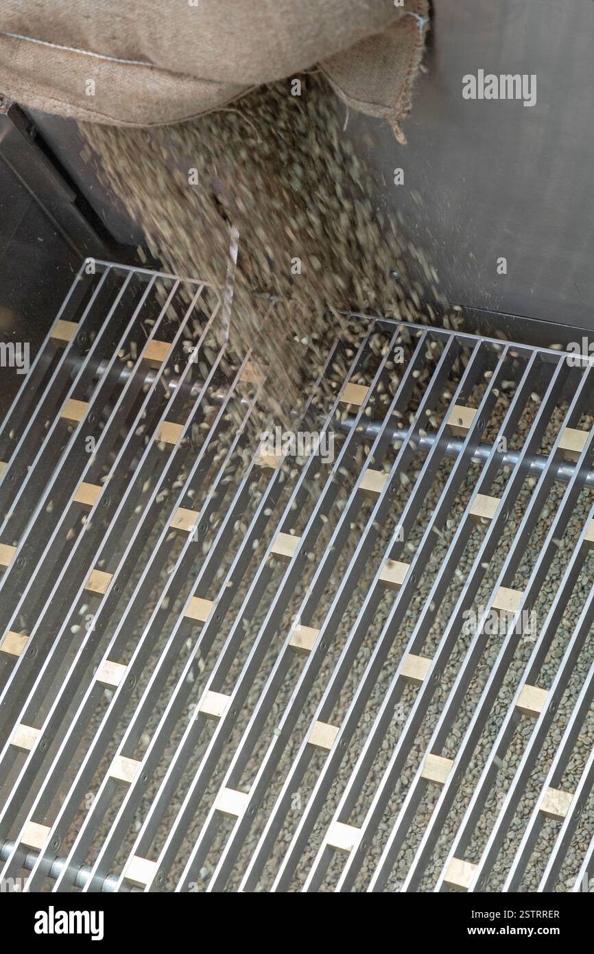 Loading raw coffee beans hi-res stock photography and images - Alamy