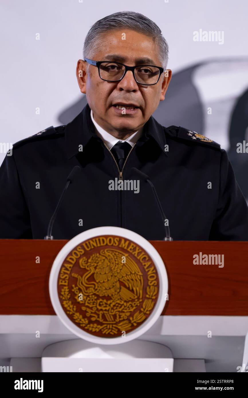 Mexico City Mexico 19th Feb 2025 Mexican Secretary Of The Navy Mexico city mexico 19th feb 2025 mexican secretary of the navy