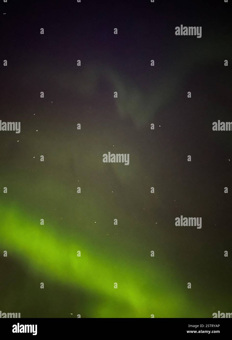 Northern Lights in Levi - Smartphone Captured Stock Image