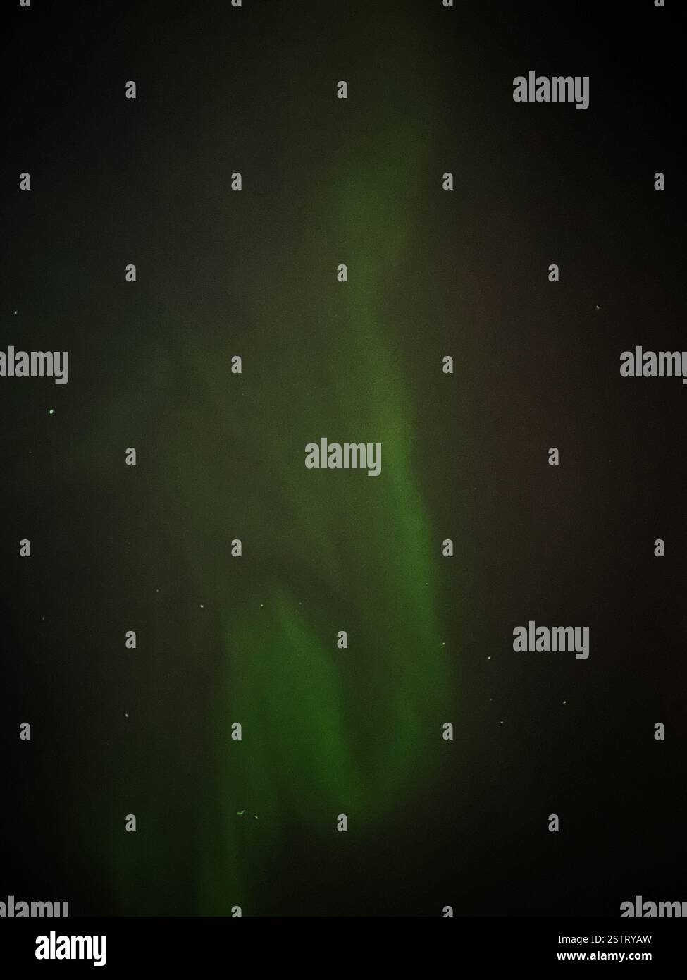 Northern Lights in Levi - Smartphone Captured Stock Image