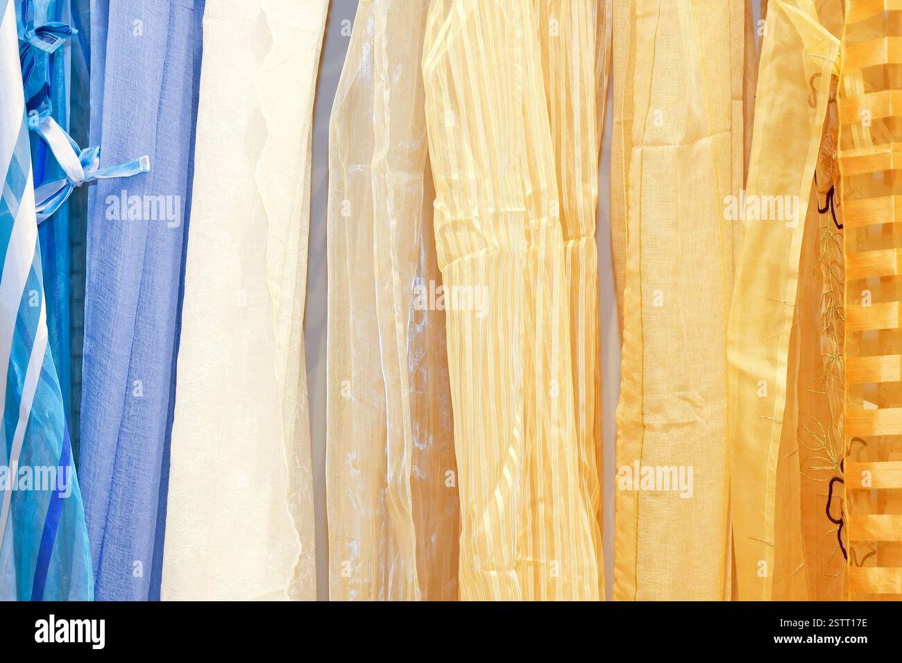 Curtains Stock Photo