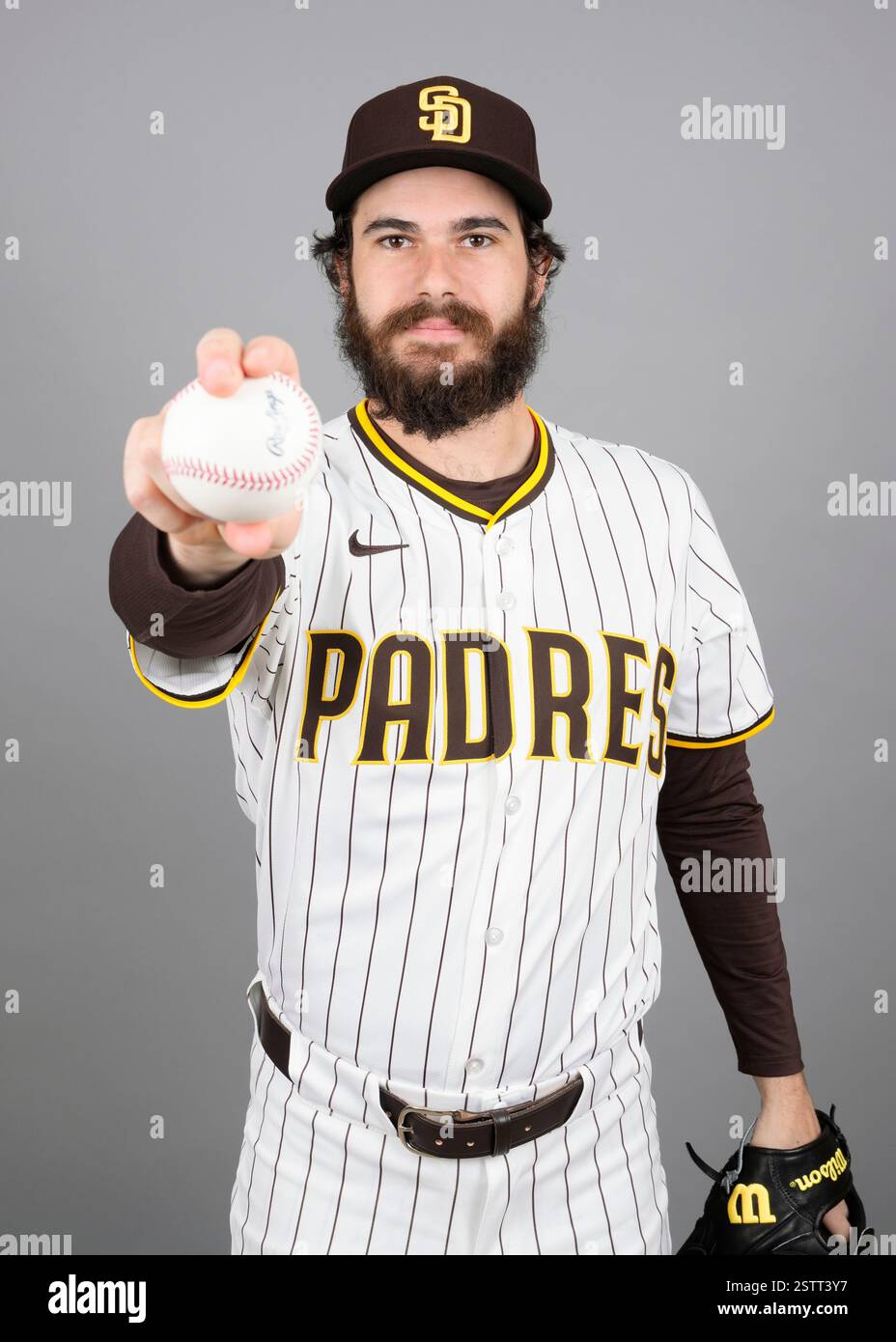 This is a 2025 photo of pitcher Dylan Cease of the San Diego Padres ...