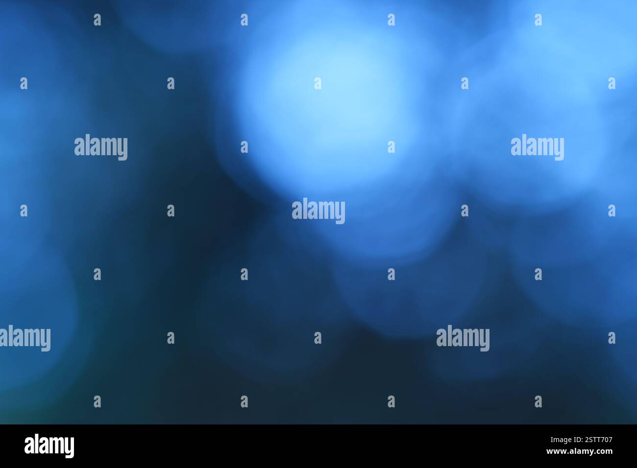 Abstract blue bokeh background Soft blurry lights create a dreamy ...