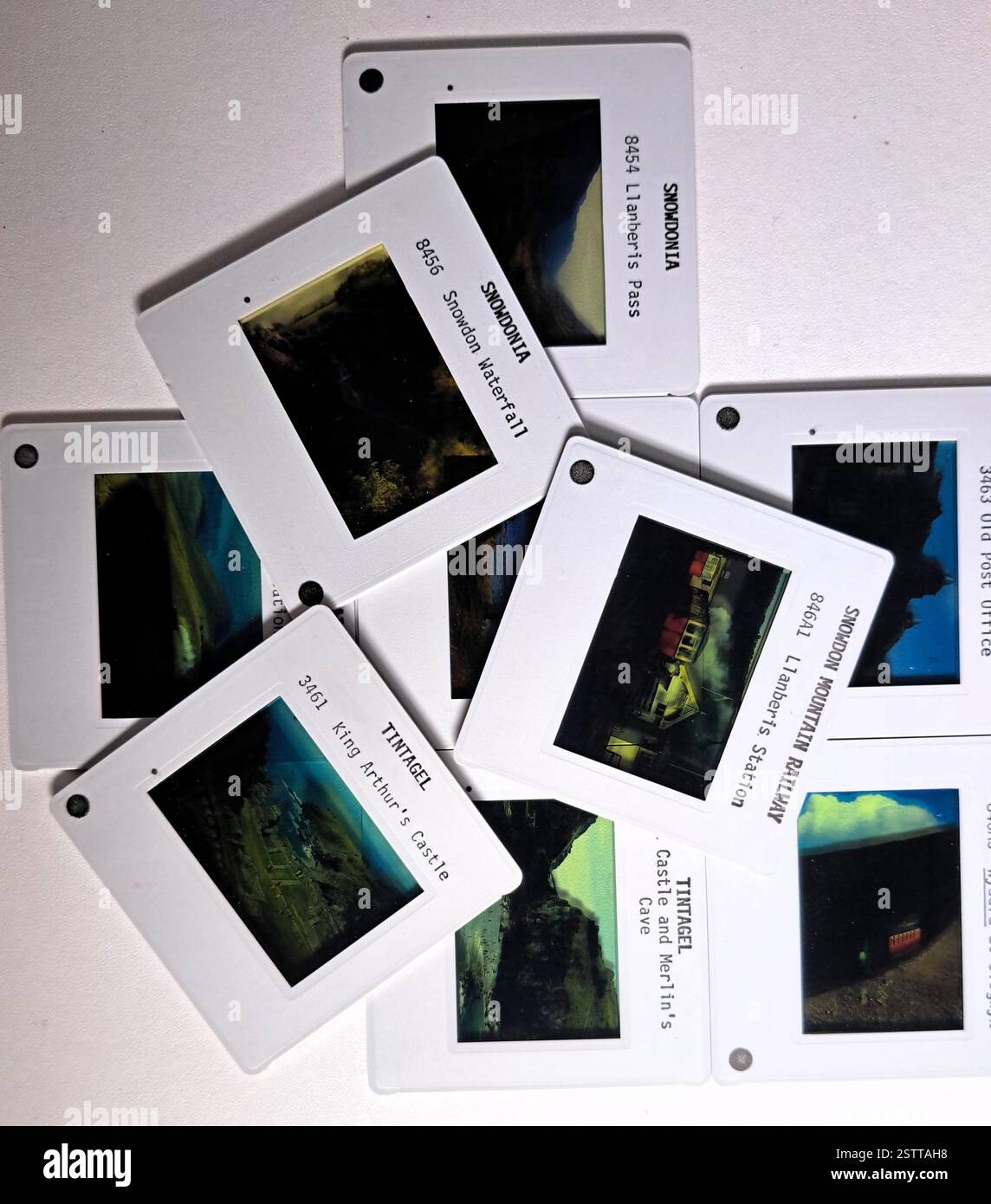 Vintage photography colour presentation slides Stock Photo - Alamy