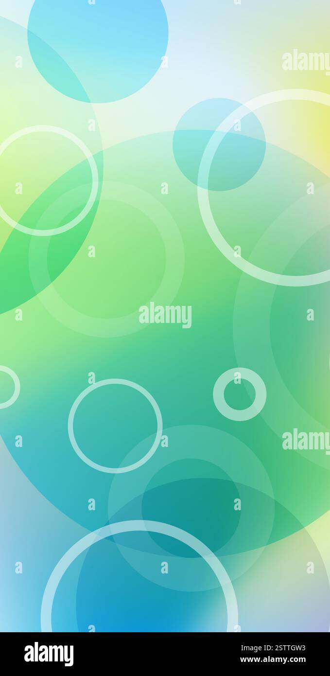 Modern circles web  background, vertical banner Stock Vector