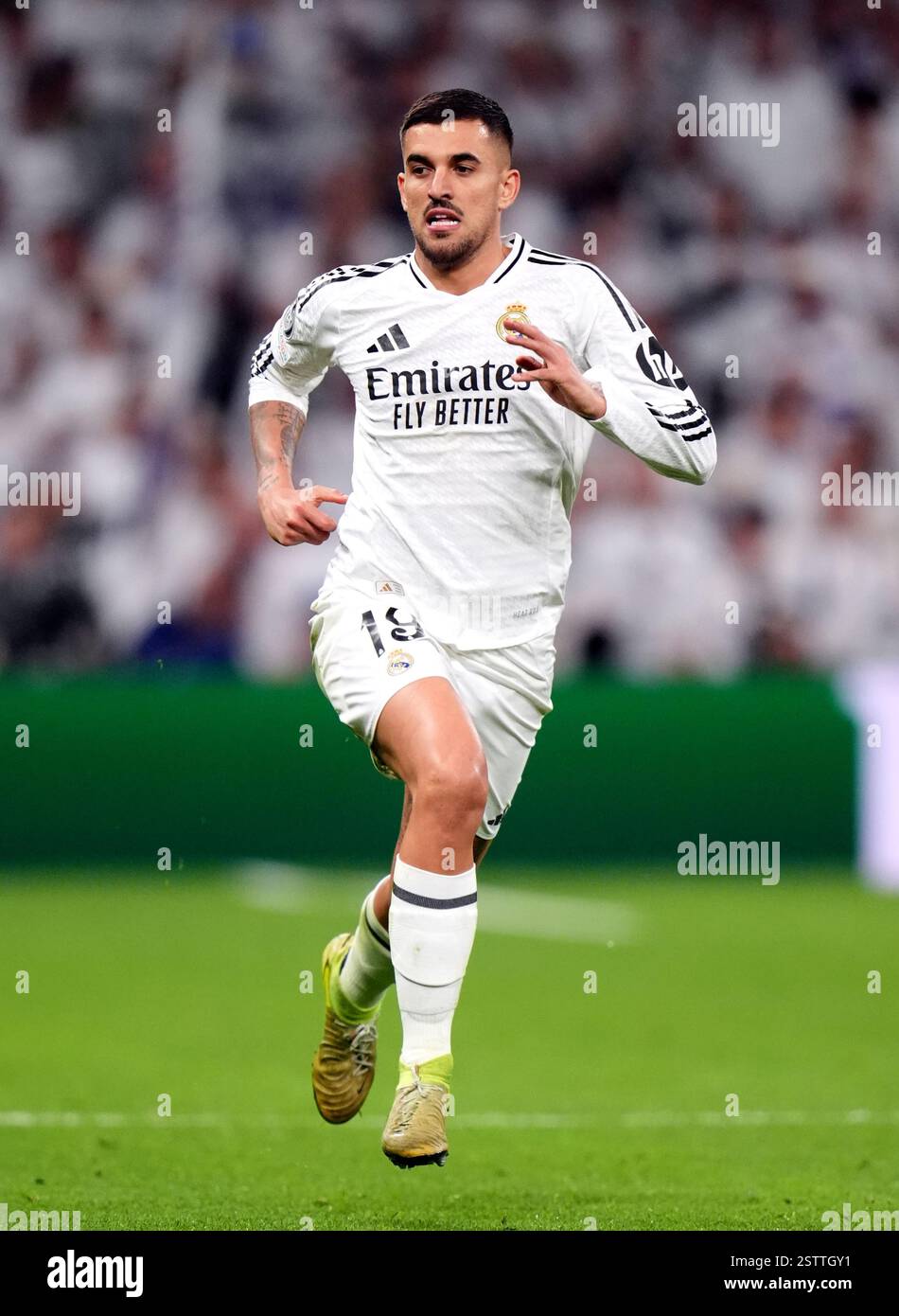 Real Madrid's Dani Ceballos during the UEFA Champions League Knockout ...