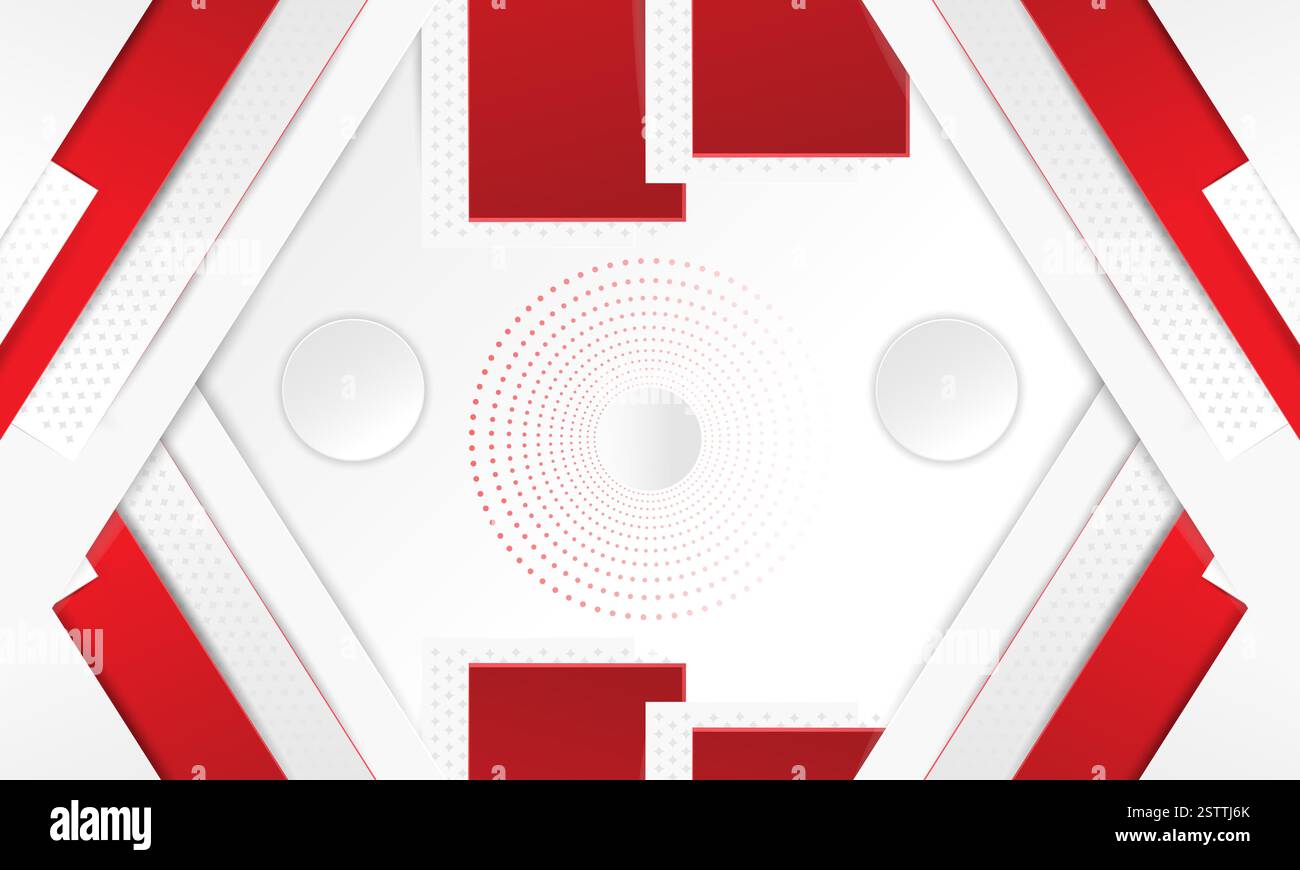 Gray background with abstract white glowing geometric lines. Circle lines pattern. Digital technology background design. An abstract composition. Stock Vector
