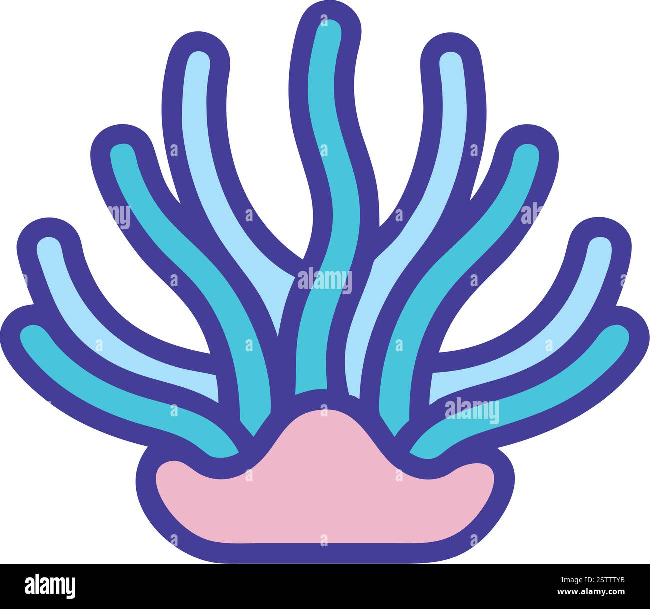 Coral reef marine life icon Stock Vector Image & Art - Alamy