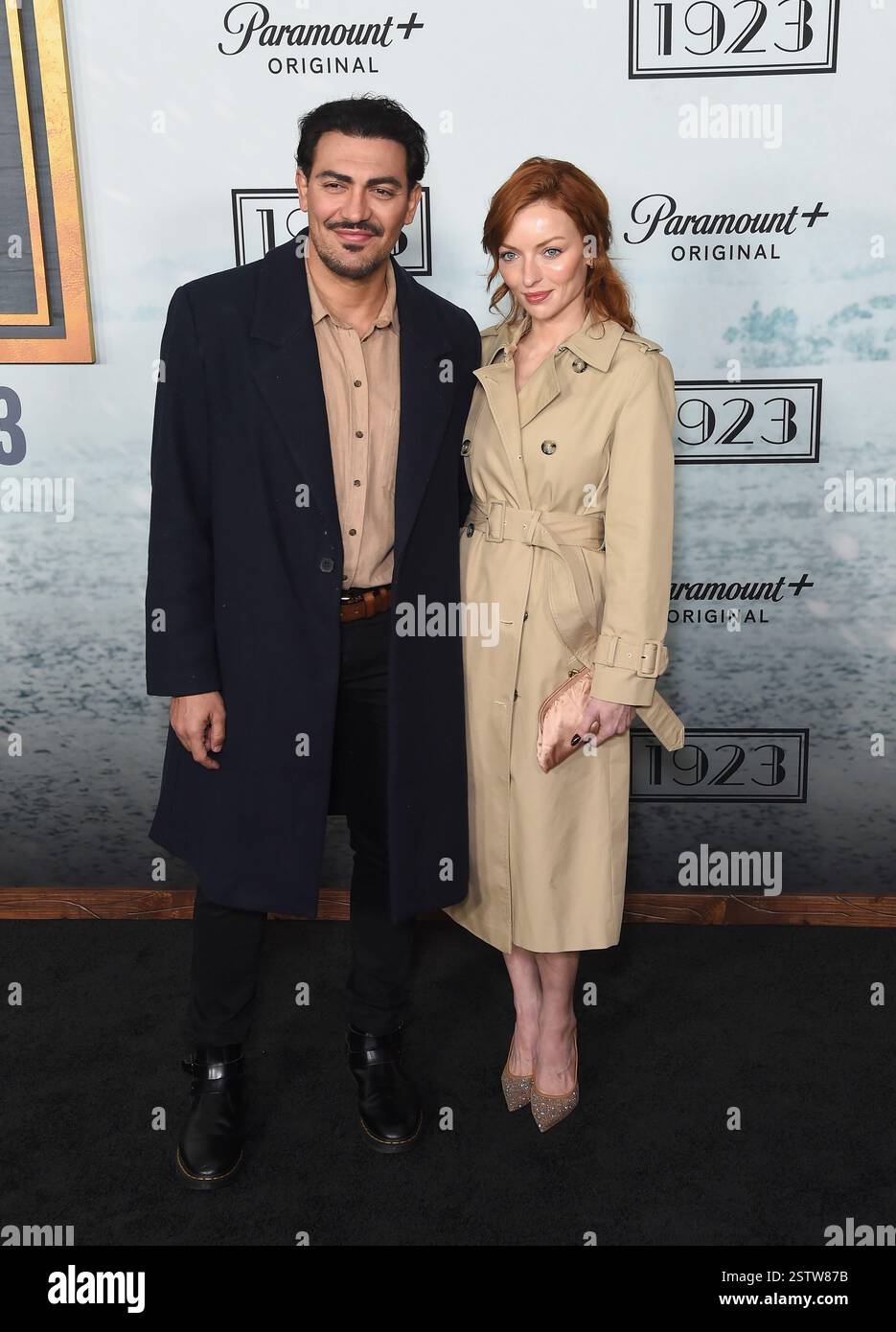 Los Angeles USA 19th Feb 2025 Alexander Wraith And Francesca Los Angeles Usa 19th Feb 2025 Alexander Wraith And Francesca Eastwood Arriving At The Season Two Premiere Of 1923held At The Harmony Gold Theatre On February 19 2025 In Los Angeles Ca Starbuckaff Usacom Credit Affalamy Live News 2STW87B