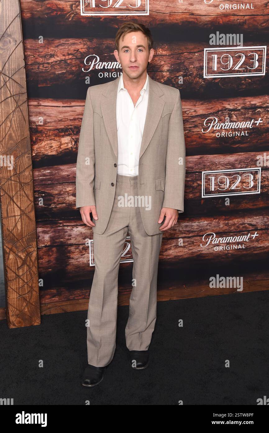 Caleb Martin arriving at the season two premiere of “1923”held at the