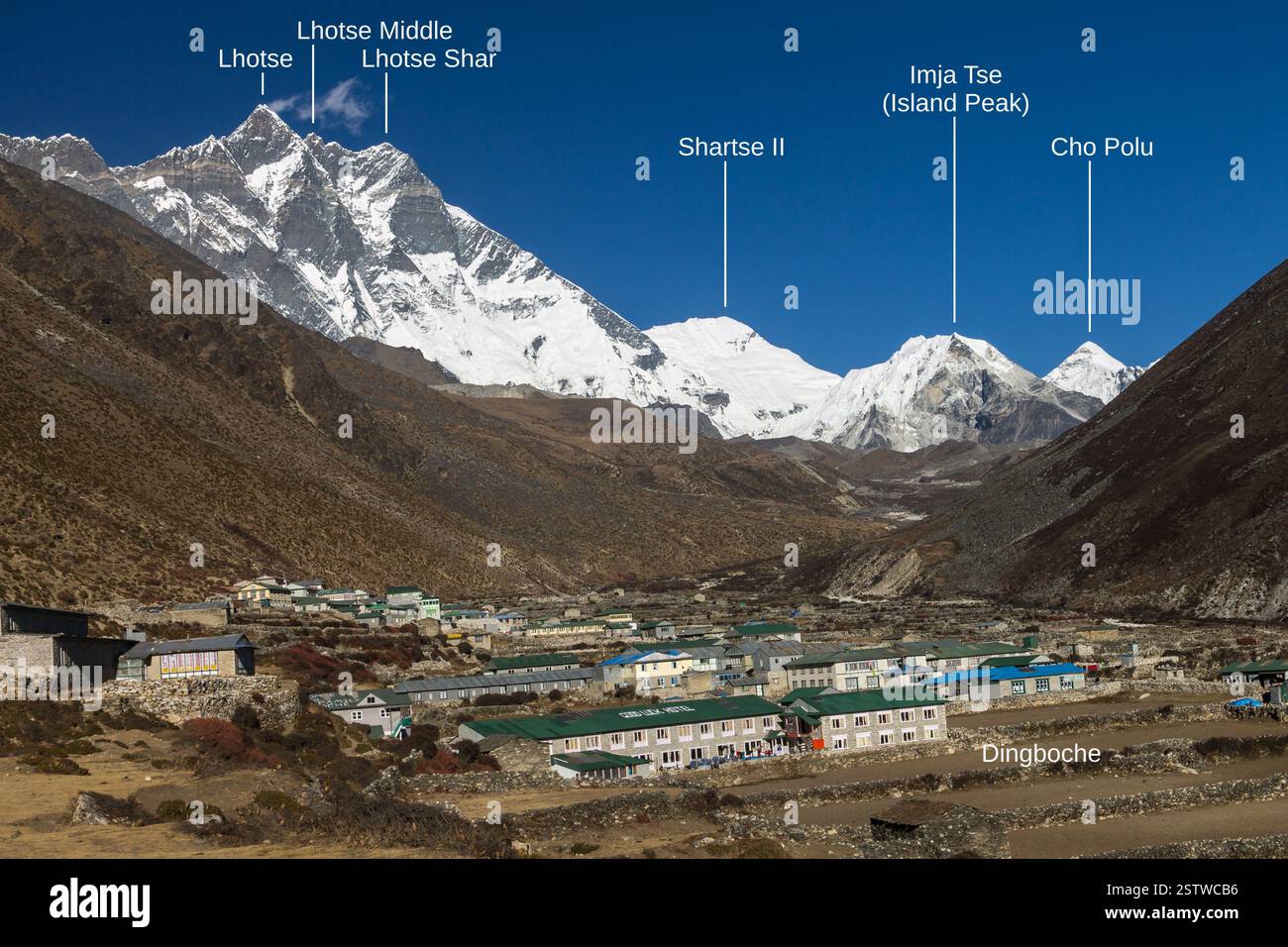Lhotse face hi-res stock photography and images - Alamy