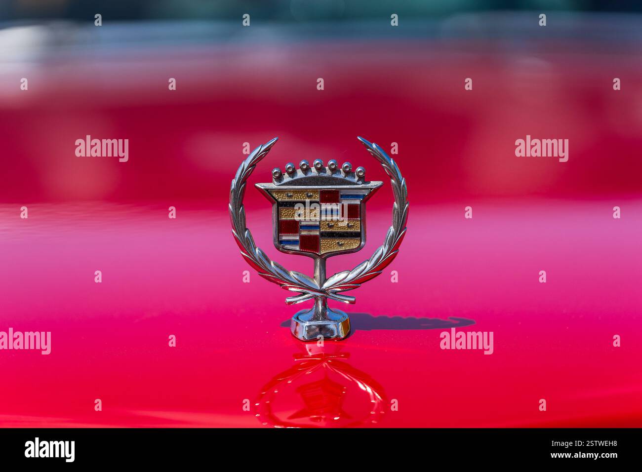 Cadillac vintage emblem hi-res stock photography and images - Alamy